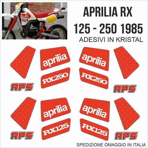 Adesivi aprilia mx 1985 - adesivi,