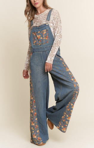 Tuta boho vintage - tuta, floreale