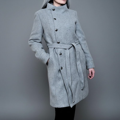 Cappotto mistolana grigio - cappotto,