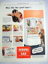 1942 Color Ad Servel