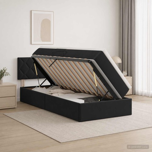 Letto con contenitore - letto,