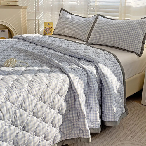 Copriletto trapuntato plaid - copriletto,