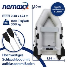 Gommone 230 cm barca a remi