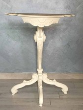 Tavolino consolle mono gamba in stile barocchetto XX secolo