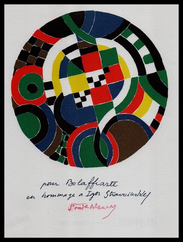 Sonia delaunay euterpe - delaunay, serie