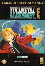 fumetto FULL METAL ALCHEMIST GOLD  PLANET MANGA numero 2