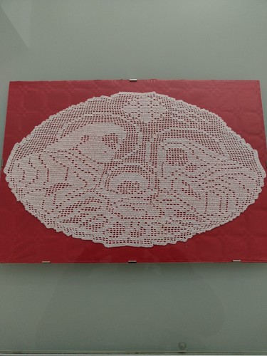 Quadro uncinetto filet - uncinetto, cotone