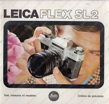 Leitz Leicaflex Sl2 Camera catalogue advertising *booklet