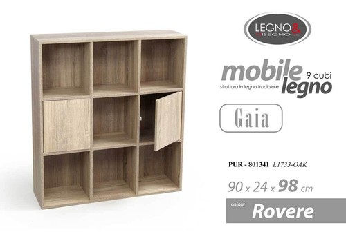 Libreria design cubo bassa - design,