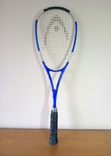 Racchetta da squash HEAD Liquidmetal Intelligence blu argento con coperchio Prime TT