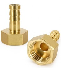 2 RACCORDI IN OTTONE PER TUBI