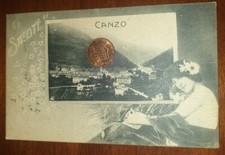 Cartolina d'epoca paesagg