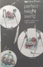 Mamas & Papas. Perfect height swing Newborn and young infant position
