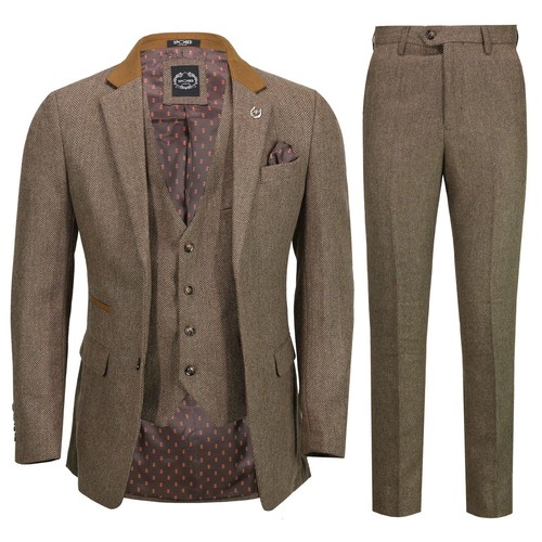 Tuta uomo pezzi in tweed - da,