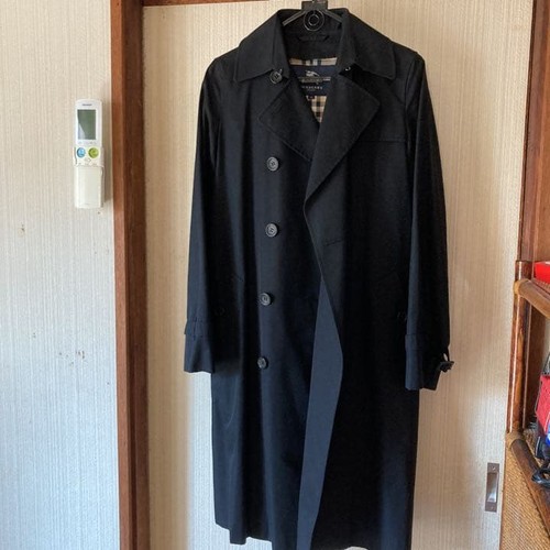 Trench coat burberry - nero, in