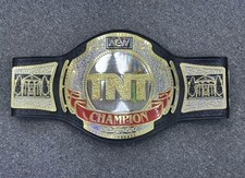 All Elite AEW TNT Wrestling Championship Replica Title Belt Adult Size 2mm Brass
