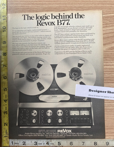 Studer revox b77 registratore - revox,