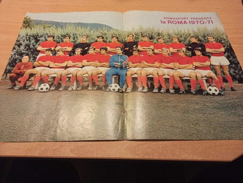 Poster squadra roma 1970 - squadra,