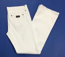 CNC jeans donna W30 tg 44 zampa bootcut vintage svasati usato bianco campana