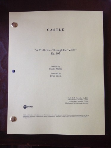 Castle serie sceneggiatura - castle,