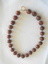 COLLANA PERLE VETRO DI MURANO - MURRINA - 