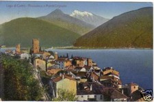 LAGO DI COMO REZZONICO E MONTE LEGNONE 1934 SPEDITA 