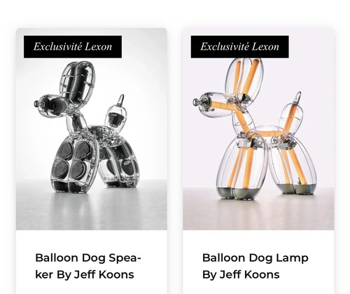 Jeff koons lexon palloncino - ×,