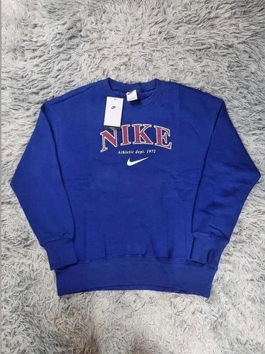 Sweat nike bleu oversize - bleu,