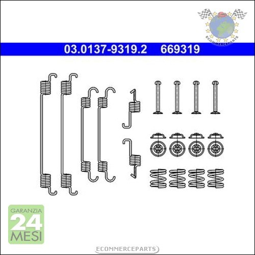Kit accessori ganasce freno
