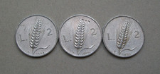 2 lire SPIGA ARATORE 1948 1949