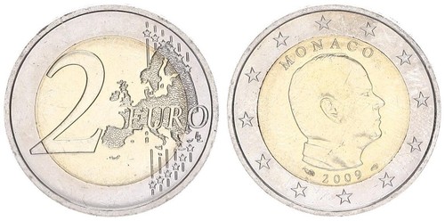 Monaco euro moneta - monaco,