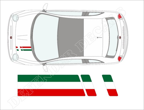 Fiat 500 stripes abarth racing - fiat,