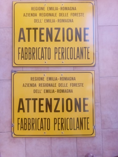 Insegna smaltata cartelli - insegna,
