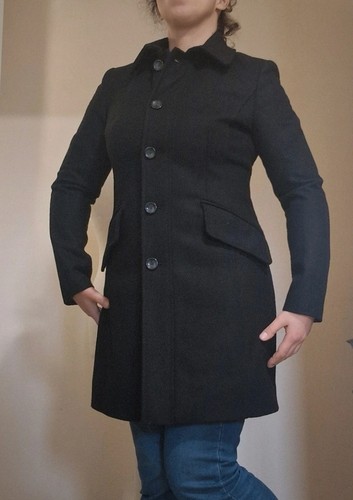 Cappotto lana benetton l - cappotto, in