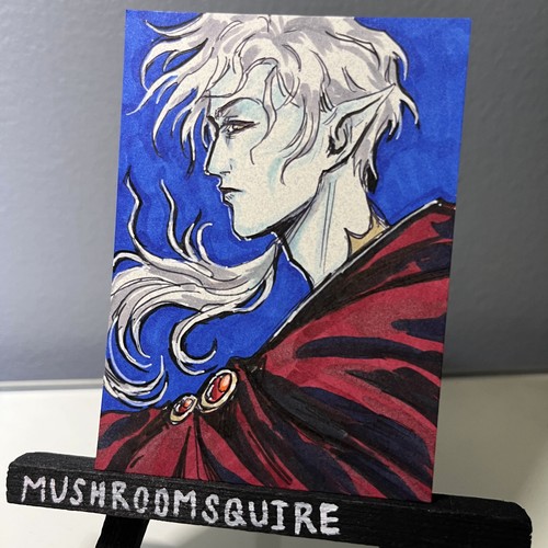 Aceo disegno originale - disegno, vampiro