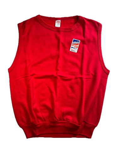 Gilet pullover rosso vintage