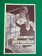 brochure pubblicitaria materassi  a molle PERMAFLEX anni '50 CAROSELLO