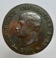 BOLOGNA - NAPOLEONE I 1805-1814 -AE/ SOLDO 1808