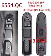 PULSANTIERA ALZA CRISTALLI FINESTRINI LATO GUIDA per PEUGEOT 207 WA WC 2006-2014