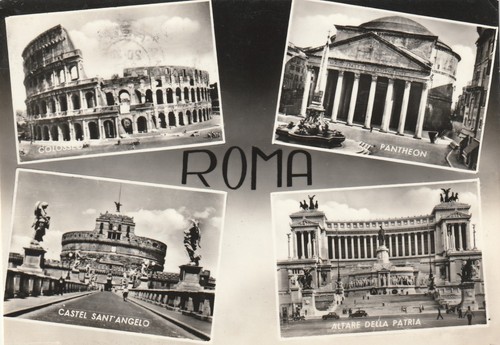 Roma cartolina viaggiata - -,