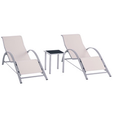 Outsunny Set 2 Sdraio da