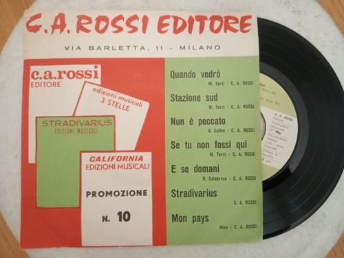 Rossi promozione n - a., n.