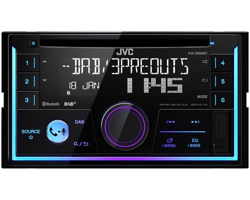Jvc db95bt autoradio doppio - kw-db95bt,