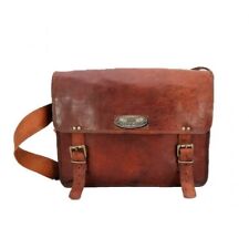 Borsa a tracolla in pelle da 13 pollici borsa per laptop valigetta chiusura f...