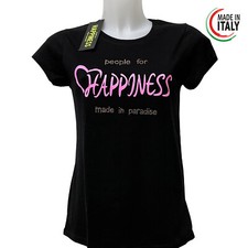 Happiness t-shirt donna art