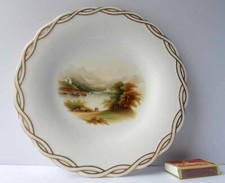 Biedermeier porcellana piatto - biedermeier,
