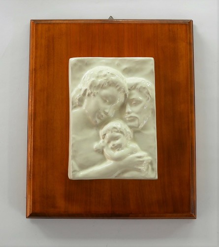 Formella ceramica di - in,