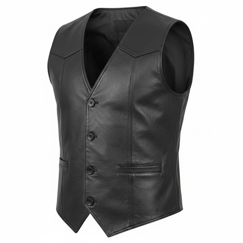 Gilet uomo vera pelle - , di