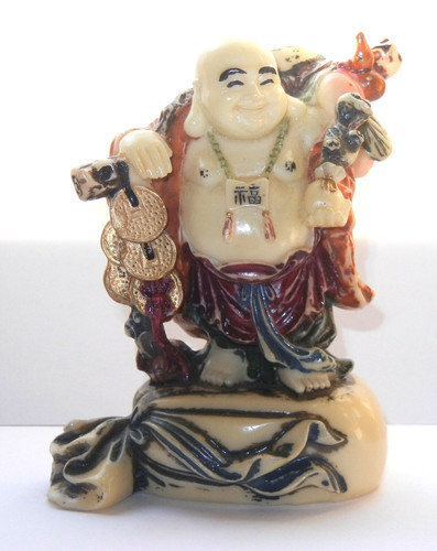Happy buddha figure figurine - happy,