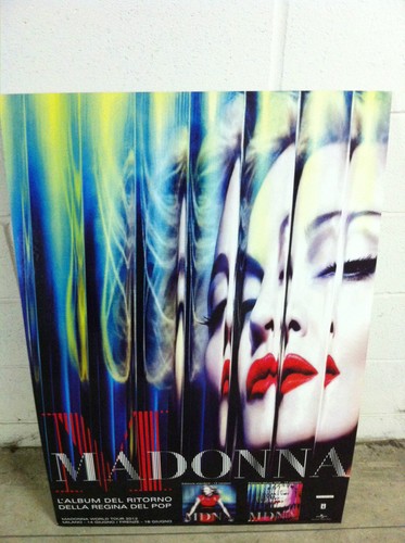 Madonna display cartonato mdna - display,